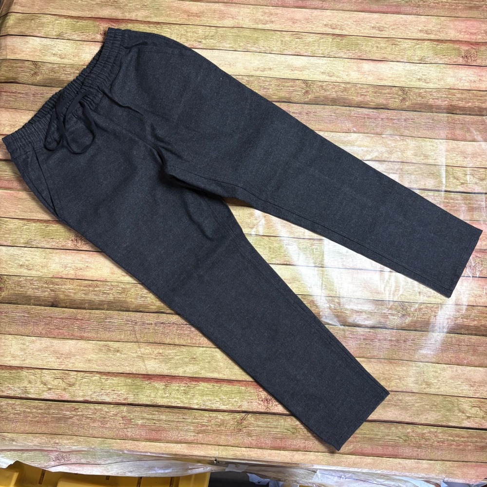 JackThreads Charcoal Gray Drawstring Jogger Pants Medium minimalist indie grunge